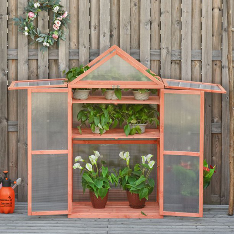 32 'x 19' x 54' houten koude frame kas voor planten pc-bord oranje