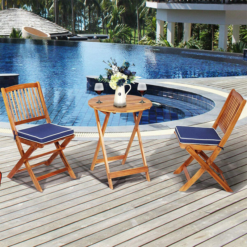 Patio Conversation Outdoor-Set 3-delige Patio Conversation Set met Kussens