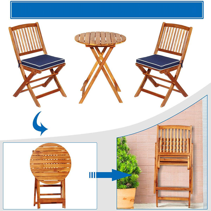 Patio Conversation Outdoor-Set 3-delige Patio Conversation Set met Kussens