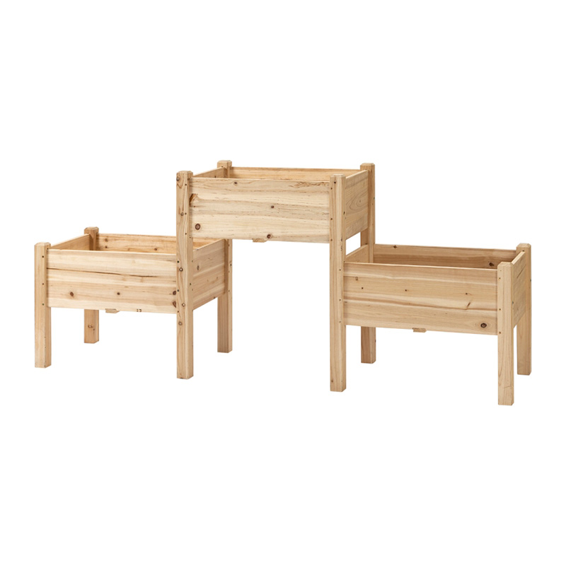 3 Tier verhoogde tuinbed vrijstaande plantenbak voor groenten, kruiden, bloemen 3 Tier verhoogde tuinbed vrijstaande plantenbak voor groenten, kruiden, bloemen