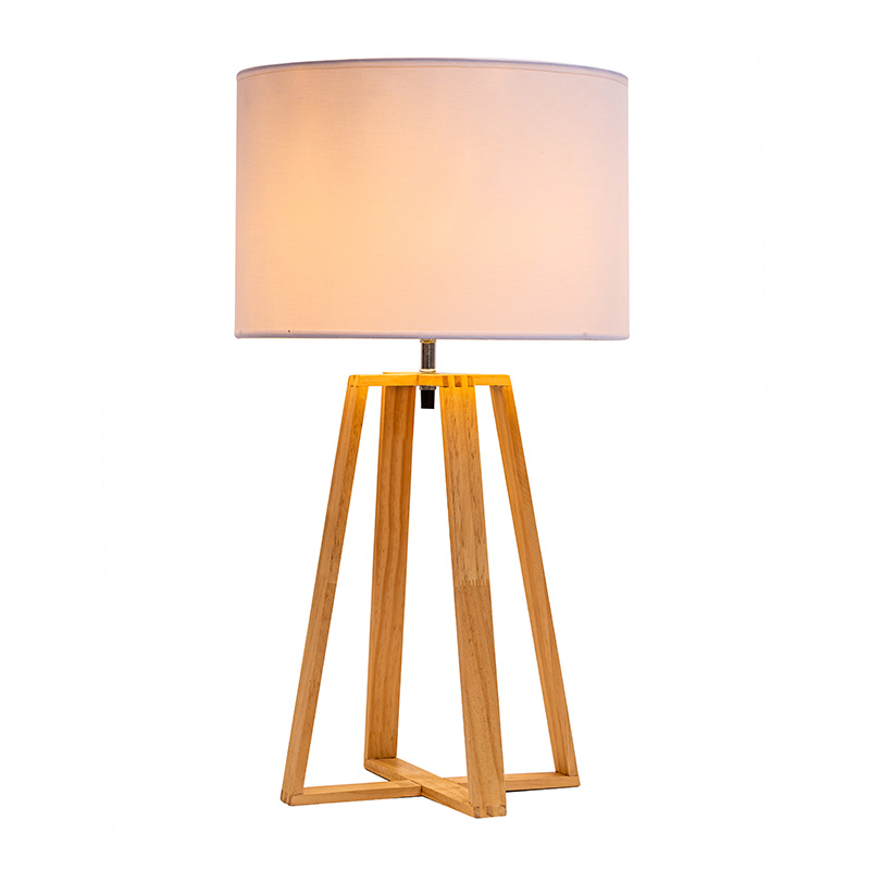 Antiek ijsblauw en natuurlijke touwafwerking -Ronde hardback natuurlijke linnen kap -Aan-uit draaischakelaar