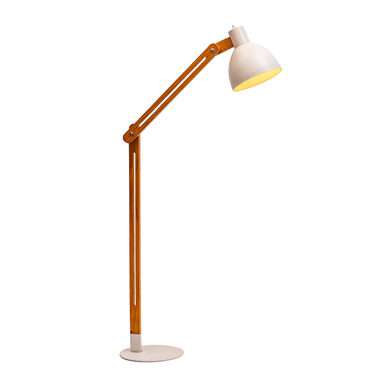 Moderne leeslamp voor hoge vloer met voetpedaal