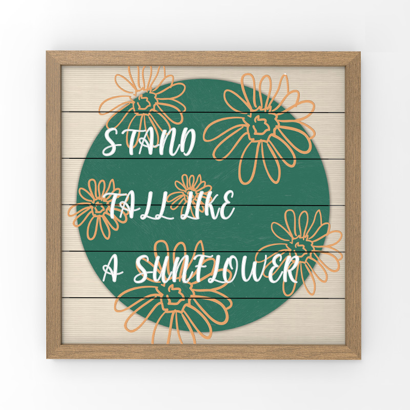 Home Naaimachine Houten Wanddecoratie