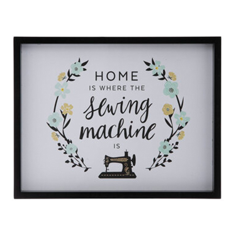 Home Naaimachine Houten Wanddecoratie Home Naaimachine Houten Wanddecoratie