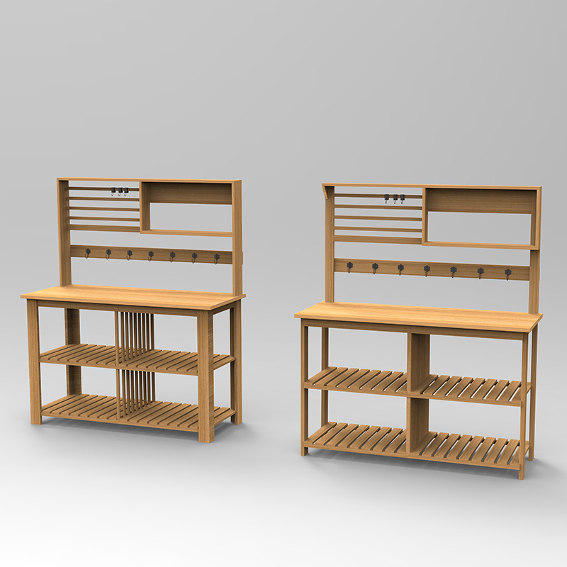 Oppottafel, tuinwerkstation met zeefscherm, verwijderbare gootsteen en manden