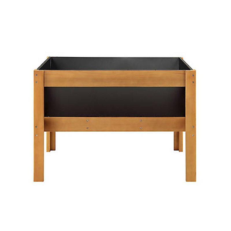 47 'x 23' x 35 'houten verhoogd tuinbed met ruime ruimte voor planten, opbergplank en veelzijdig gebruik