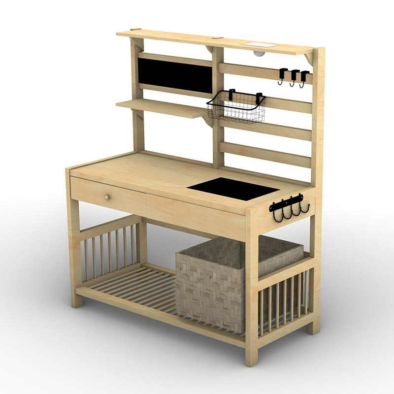 Oppottafel, tuinwerkstation met zeefscherm, verwijderbare gootsteen en manden