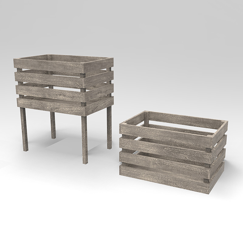 3 Tier verhoogde tuinbed vrijstaande plantenbak voor groenten, kruiden, bloemen