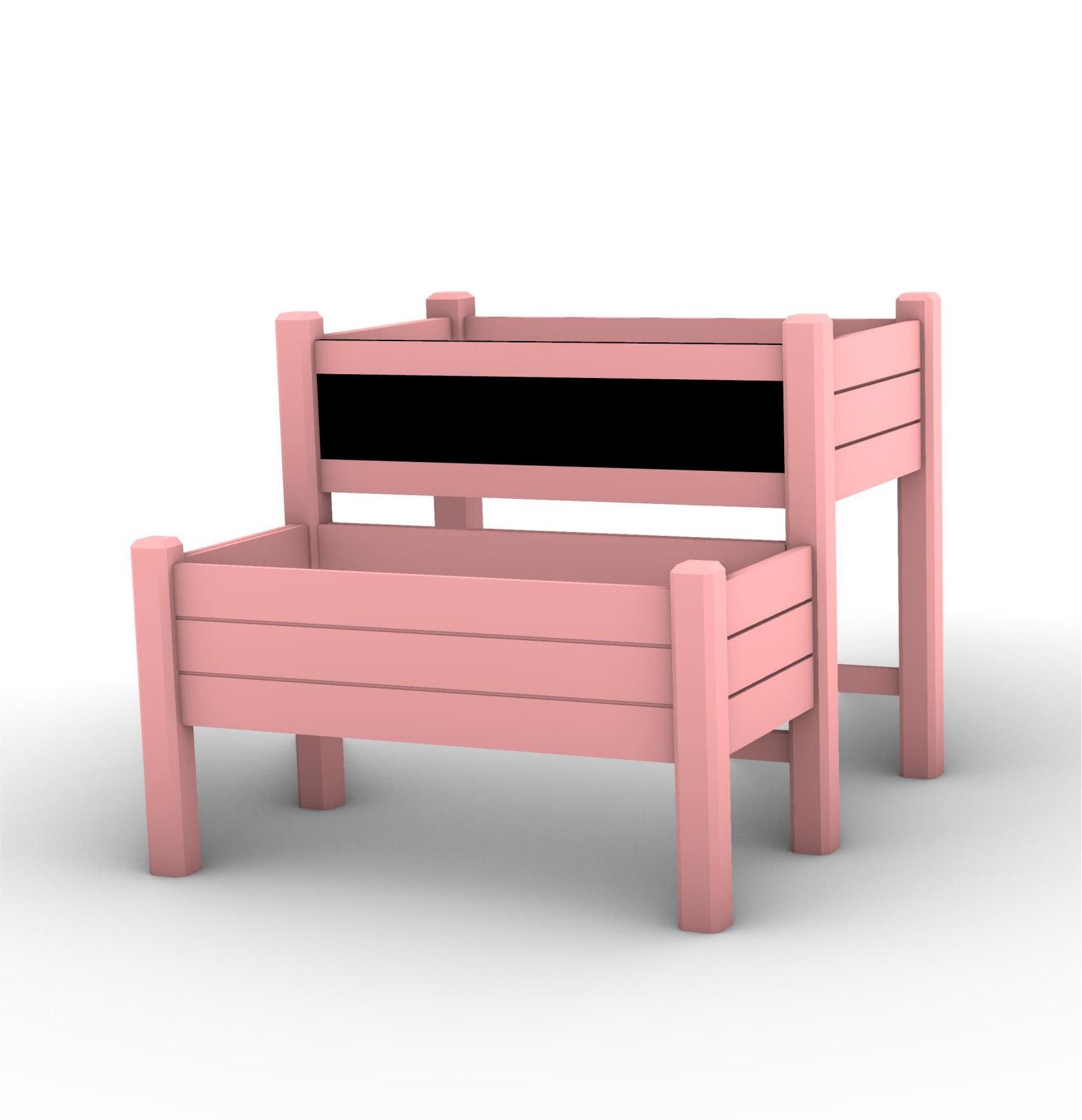 Kinderen verhoogde tuinbed plantenbak