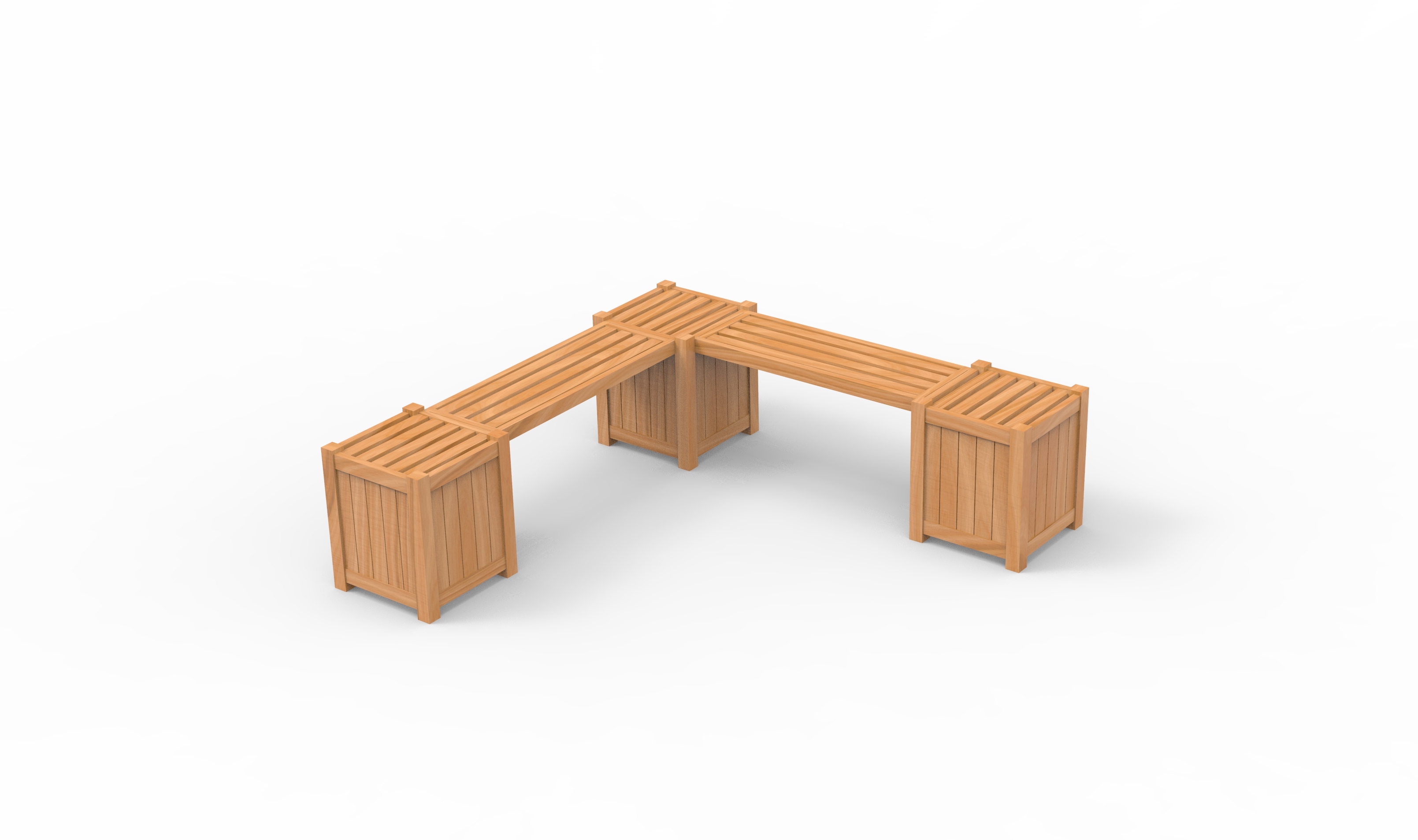 Verhoogde houten tuinbed rooster plantenbak met 8 sleuven perfect voor beperkte tuinruimte om kruiden groenten en bloemen te kweken