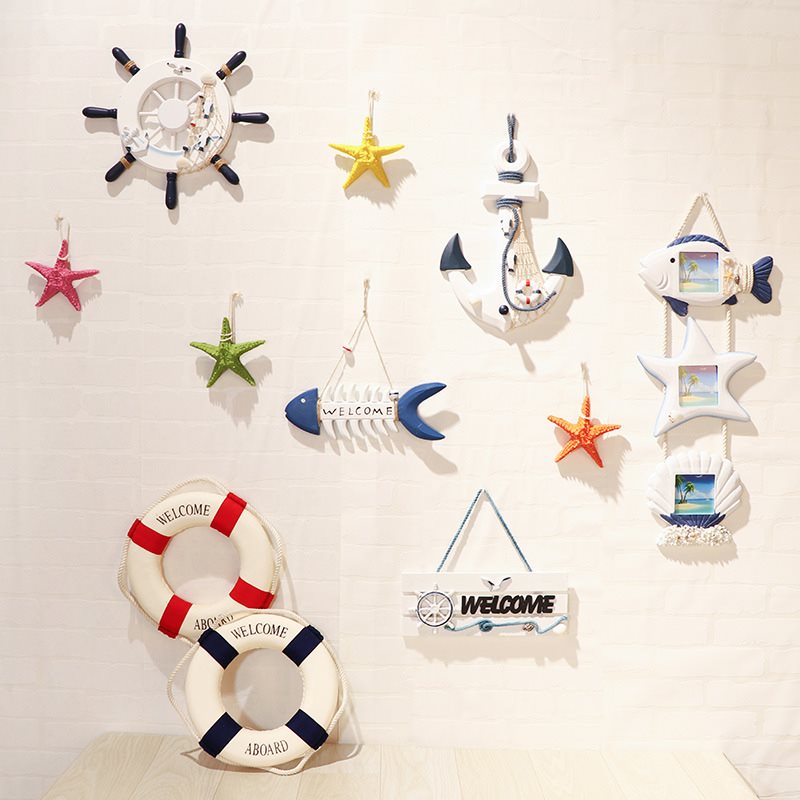 Lixincrafts kust heiligdom decor, zee stijl decor,